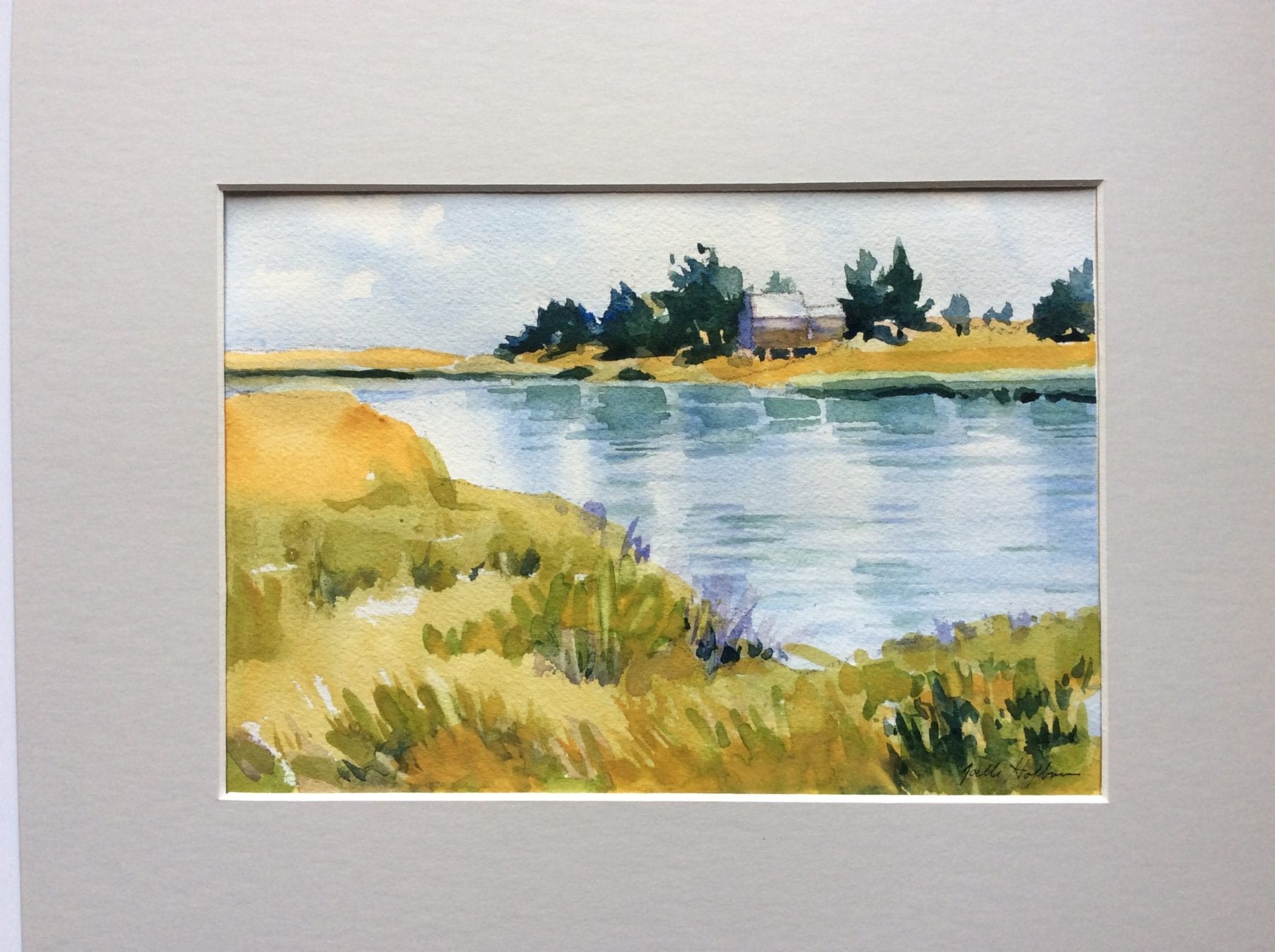 Joelle Hofbauer, Cape Cod, watercolor, 10 x 7 inches