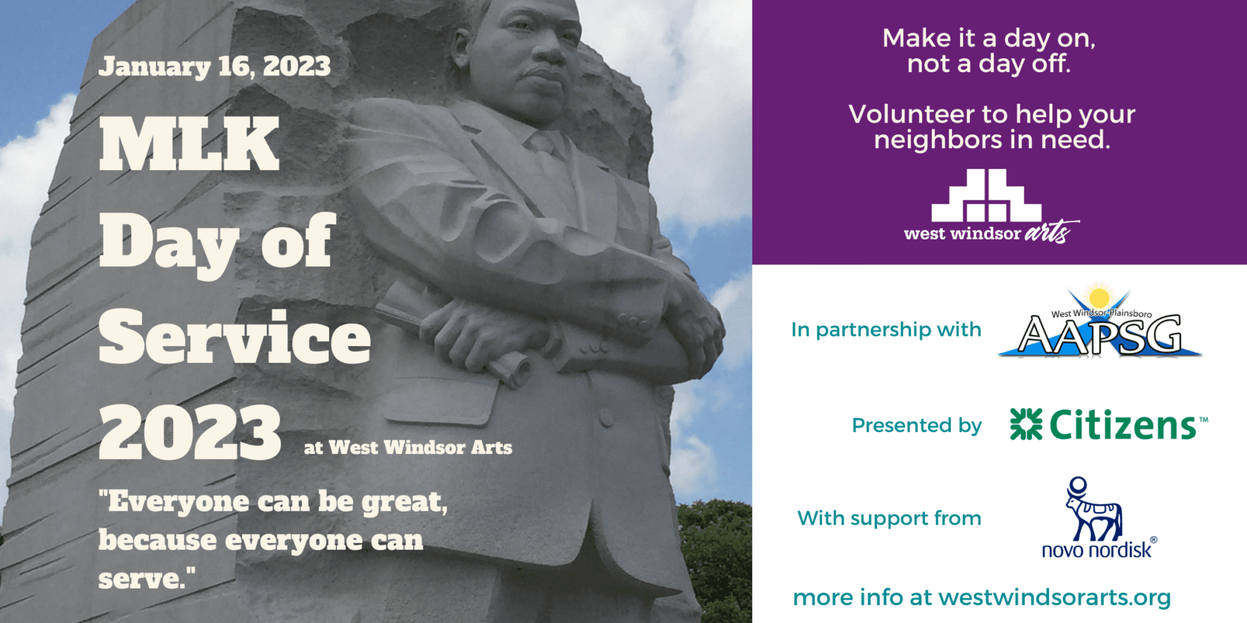 MLK Day of Service 2023 community service