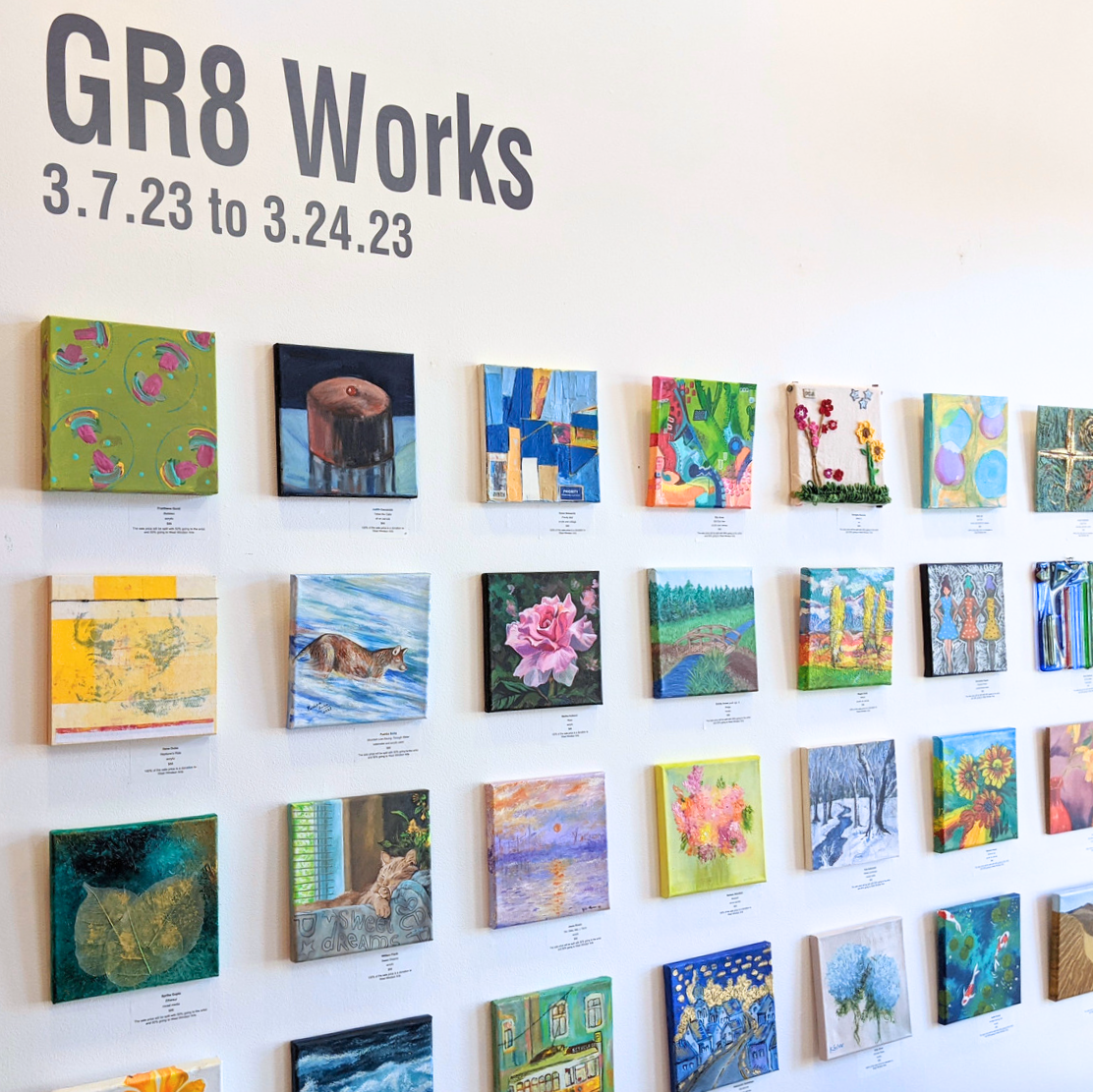 GR8 Works gallery wall