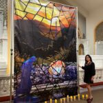 Path of Miracles by Chee Bravo, artist in residence, Masonic Temple, Trenton and at St. Dominic Church in Brick, NJ 