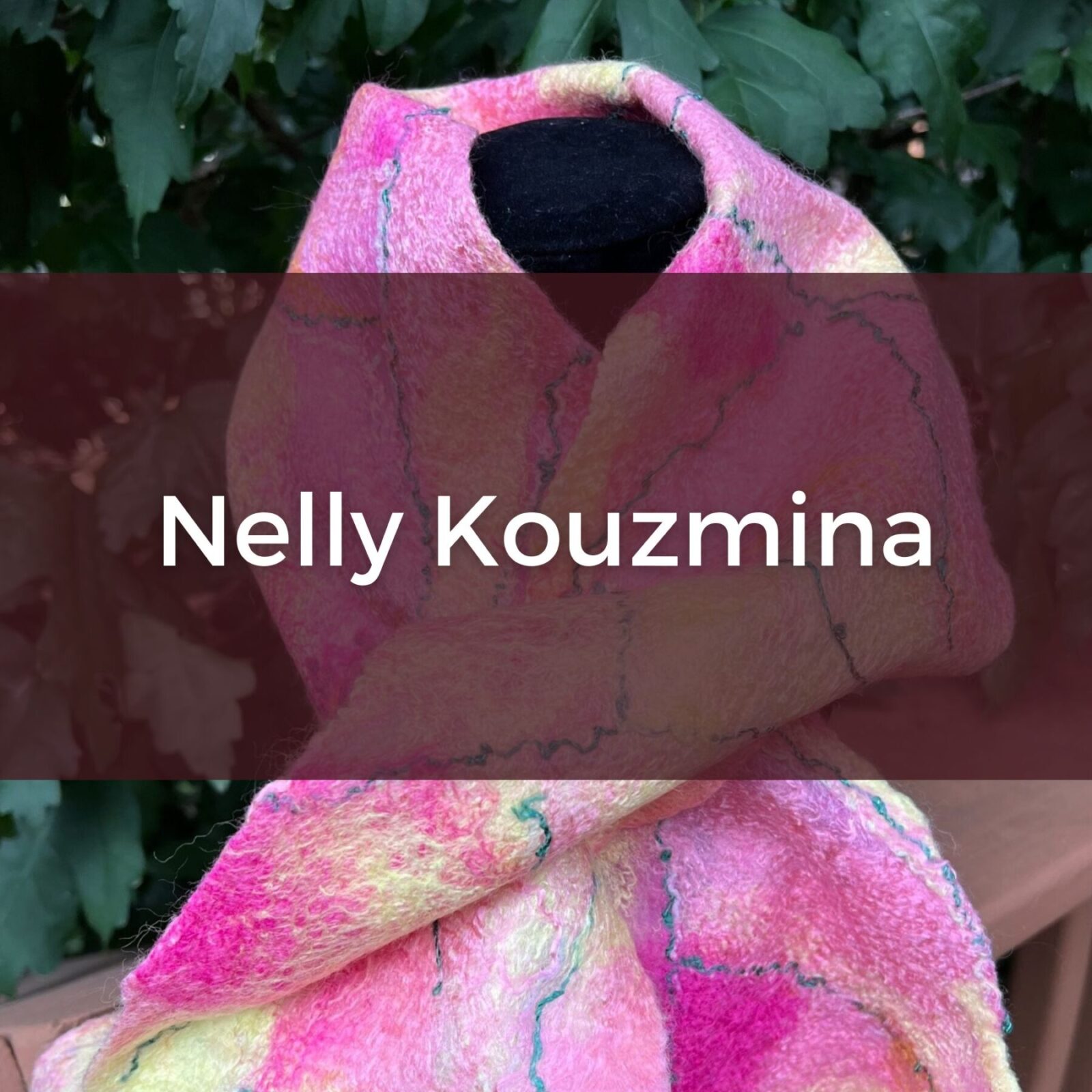 Nelly Kouzmina, scarves and jewelry