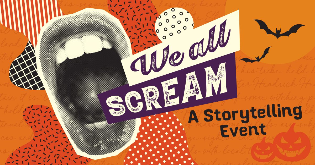 We All Scream, a storytelling event storytelling event