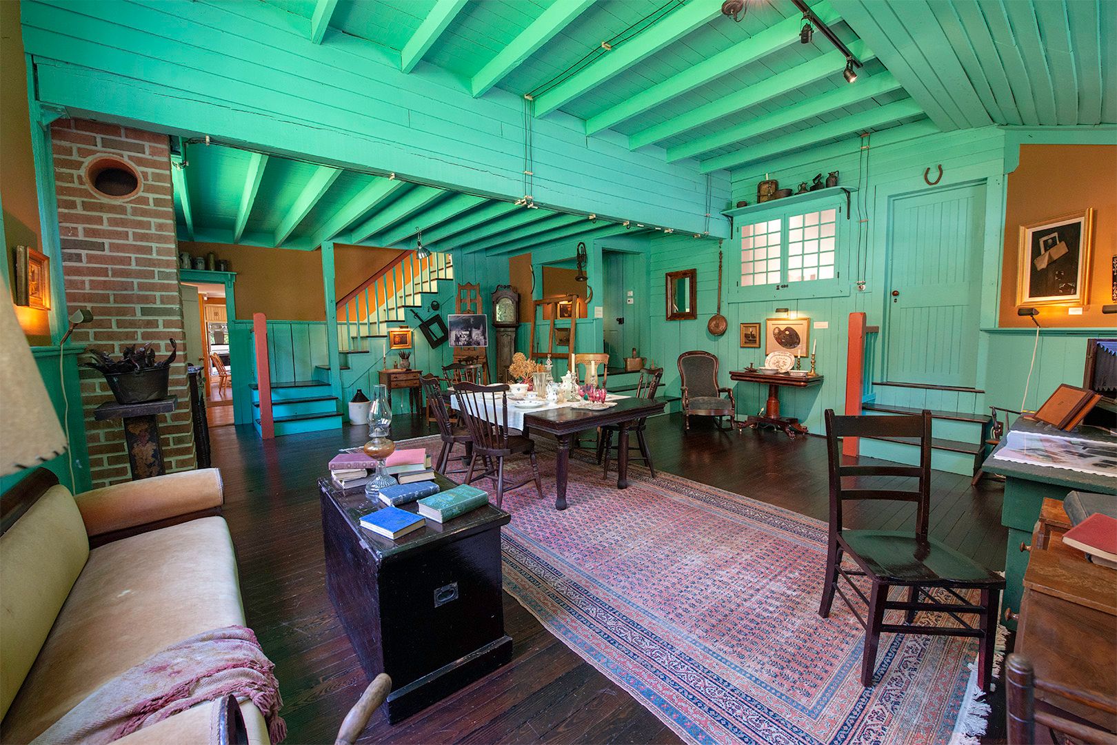 Peto Studio Interior with green walls
