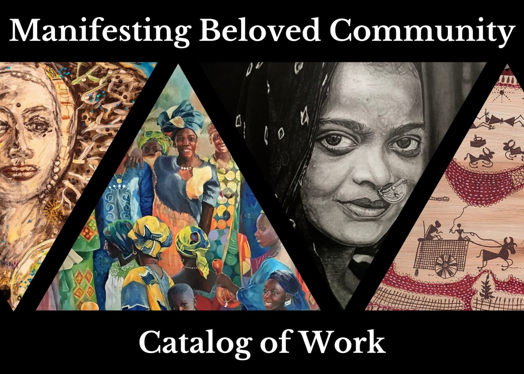 Artwork and artist's information for Manifesting Beloved Community 