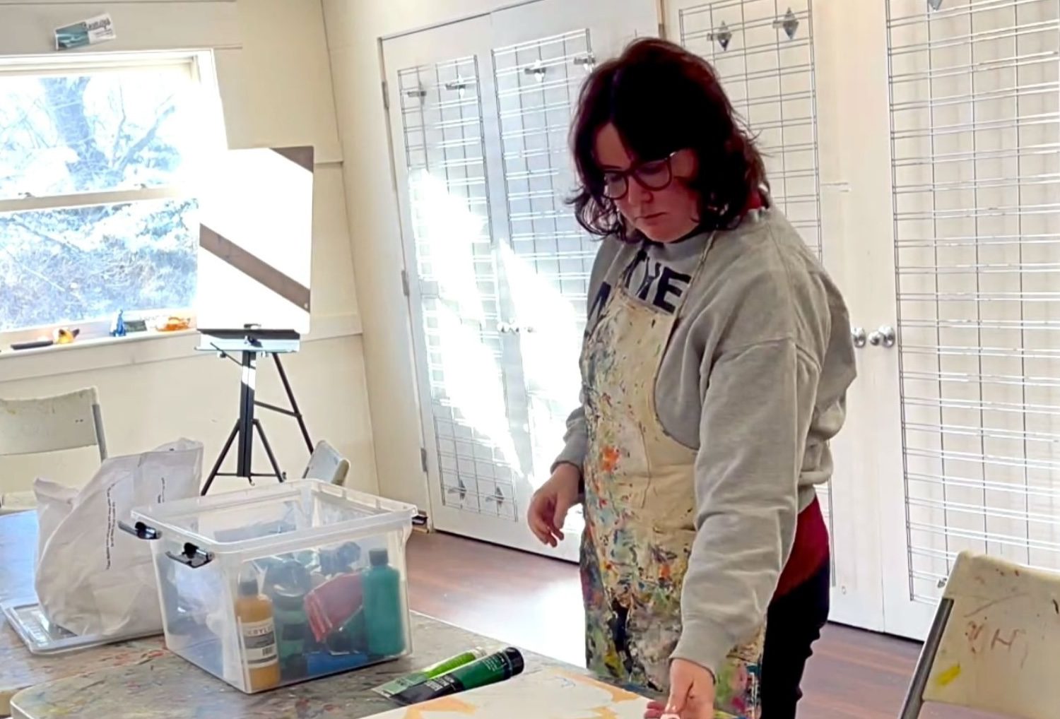 Studio visits with artist Fiona Clark studio visits
