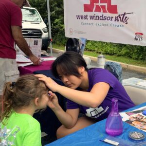 West Windsor Farmers Market Face Painting