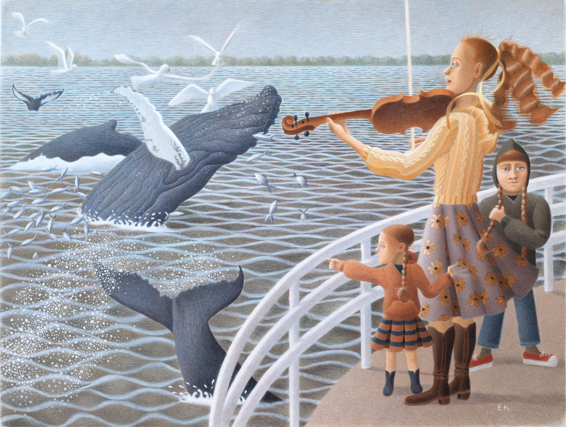 Artwork by Eileen Kennedy_Whale Song