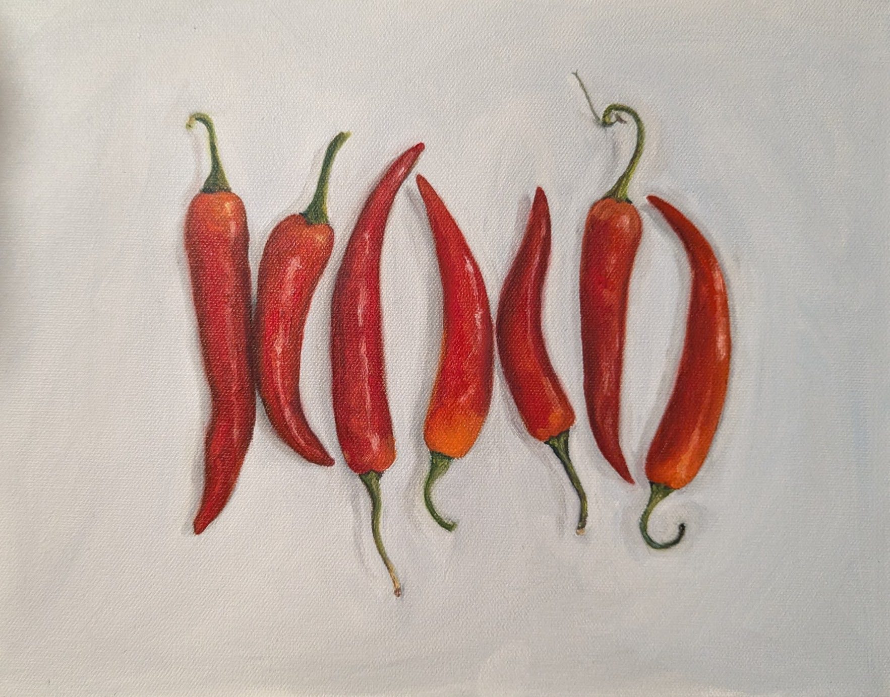 Painting by George_Rashmi_Chilling Chilies